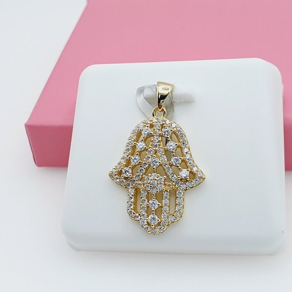 "925 Sterling Silver Cubic Zirconia Pendant, U19254461 - Picture 8 of 11